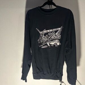 Black Graphic ‘Hot Rod Cafe’ Men's Sweater